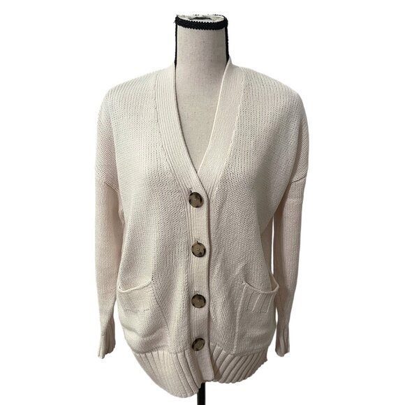 LOFT Cardigan | Oversized Ribbed Knit - Picture 1 of 11